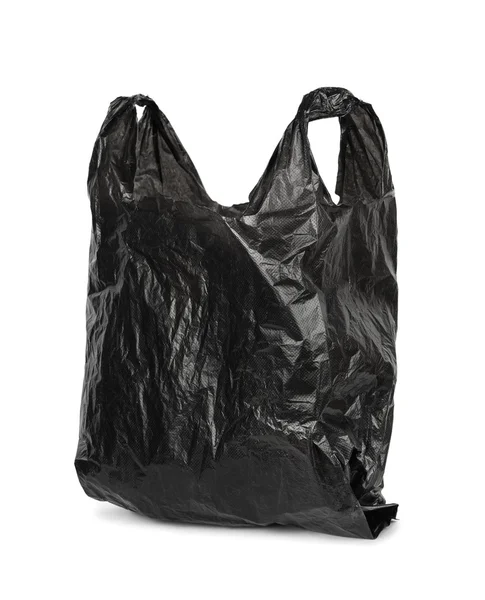 Bolsa de plástico negro — Foto de Stock