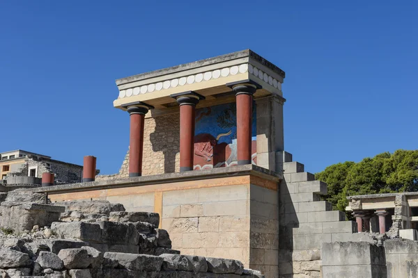 North Entrance of Knossos Palace — Stock Photo, Image