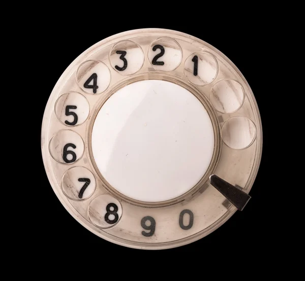 Rotary phone dial — Stock Photo, Image