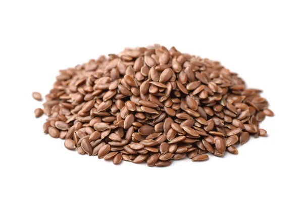 Montón de semillas de lino —  Fotos de Stock