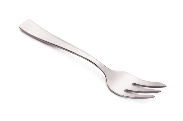 Bakelse gaffel isolerade — Stockfoto