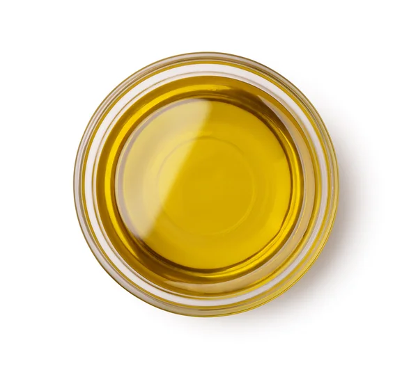 Top view of olive oil bow — Stock Photo, Image