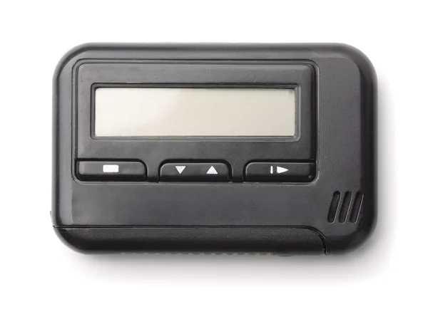 Oude pager geïsoleerd — Stockfoto