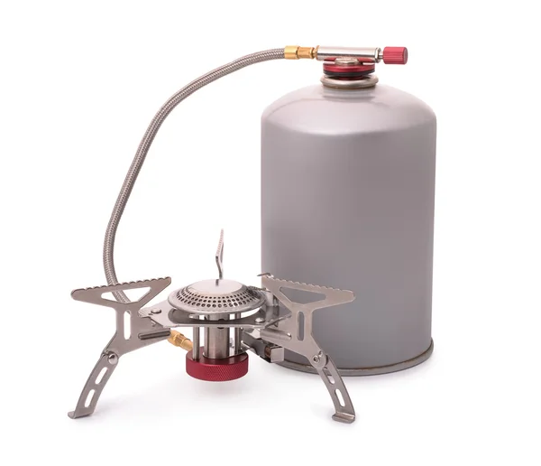 Portable camping burner stove — Stock Photo, Image