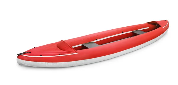 红色的充气皮划艇 — 图库照片