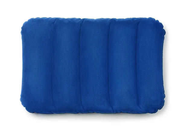 Верхний вид голубой подушки Стоковая Картинка
