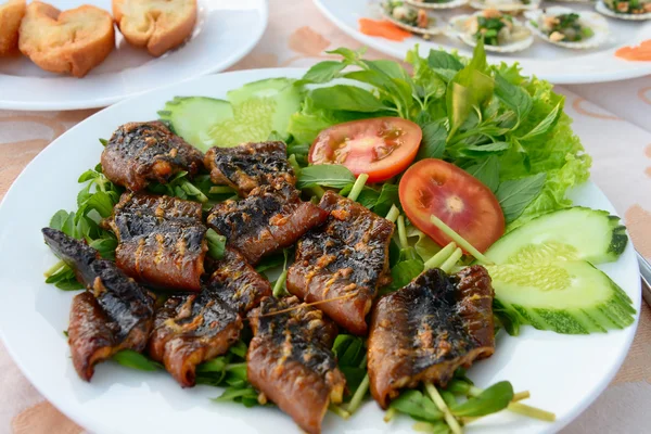 Fried eel — Stock Photo, Image