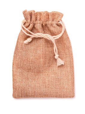 Burlap pouch clipart