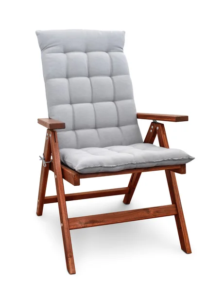 Wooden folding chair — Stock Photo, Image