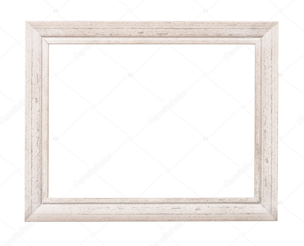 White rustic picture frame — Stock Photo © coprid #81864542