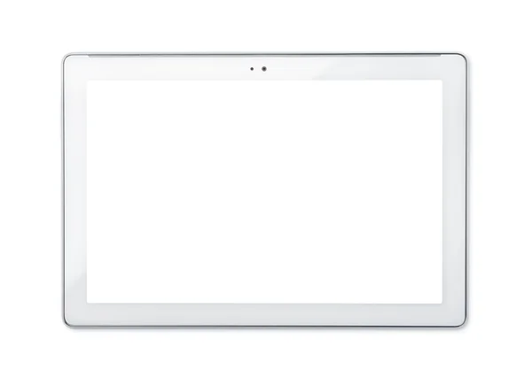 Front view of tablet PC — Stock Photo, Image