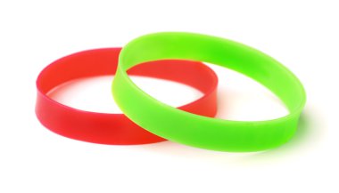 Two silicone wristbands clipart