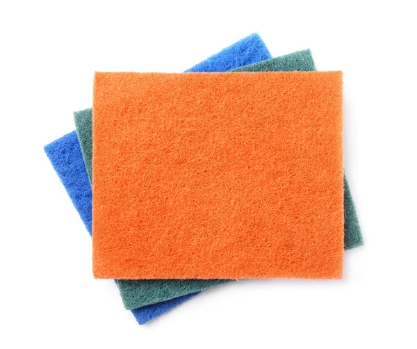 Top view of kitchen scourer pads — Stock Photo, Image