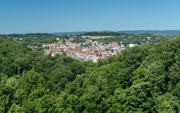 Vue d'ensemble de la ville de Morgantown WV — Photo