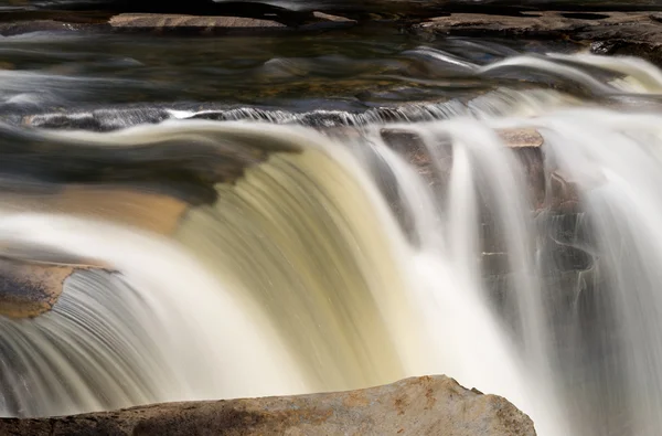 Três cachoeiras distintas em High Falls of Cheat — Fotografia de Stock