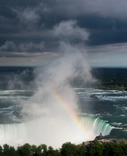 Kanadské Horseshoe Falls v Niagara — Stock fotografie