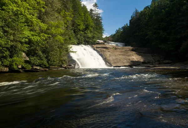 Triple Falls v Severní Karolíně Dupont státní lesní — Stock fotografie