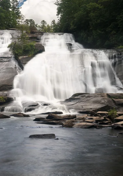 High Falls en Dupont State Forest Carolina del Norte — Foto de Stock