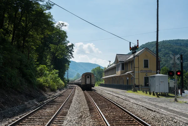 National Park Service town of Thurmond WV — Stock Photo, Image
