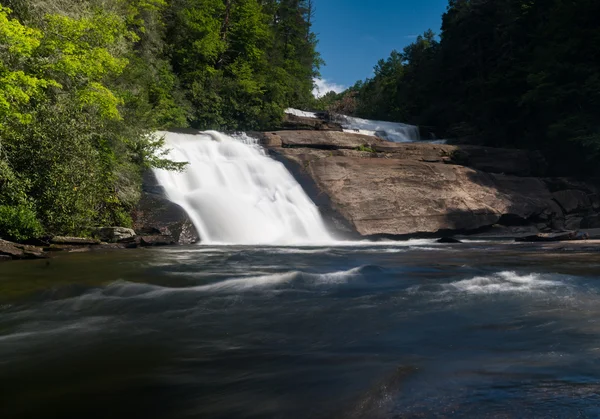 Triple Falls em Dupont State Forest Carolina do Norte — Fotografia de Stock