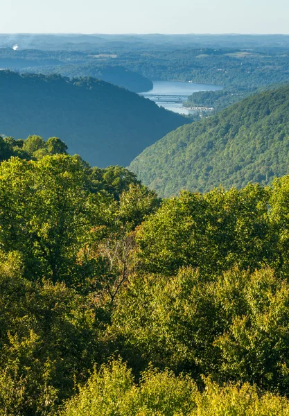 View from Overlook in Snake Hill WMA in WV — Stock Photo, Image