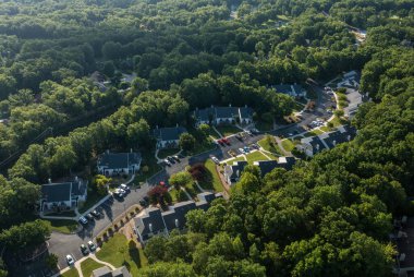 ABD 'nin Tennessee kentindeki tatil yerleşim alanının hava görüntüsü