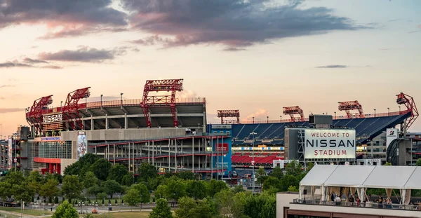 Nissan Stadium Heimat der Titans in Nashville Tennessee — Stockfoto