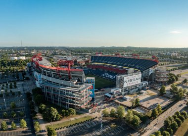 Nashville Tennessee 'deki Titanların evi Nissan Stadyumu