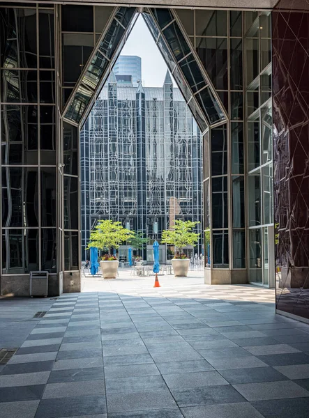 Arquitetura futurista moderna no centro de Pittsburgh — Fotografia de Stock