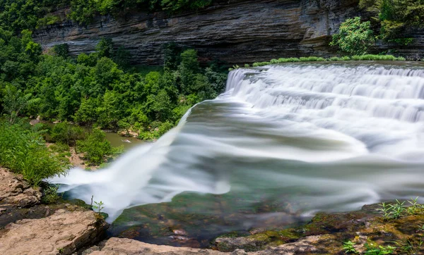 Burgess Falls State Park v Tennessee v létě — Stock fotografie