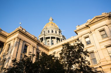 Altın Kubbe devlet capitol Denver kapalı