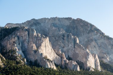 tebeşir kayalıklarla mt princeton Colorado