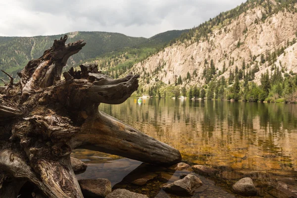 Cottonwood meer in de buurt van buena vista colorado — Stockfoto