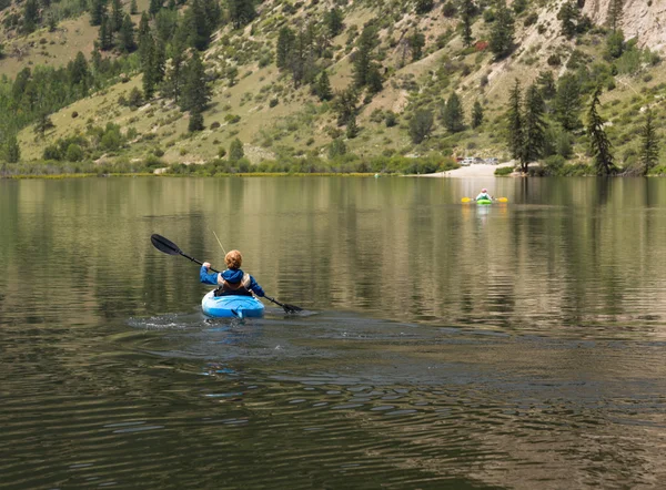 Cottonwood lago vicino a Buena Vista Colorado — Foto Stock