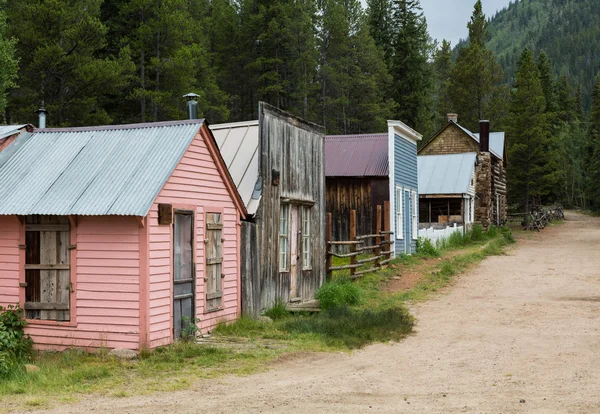 Main street in Ghost Town of St Elmo — Stock Photo, Image