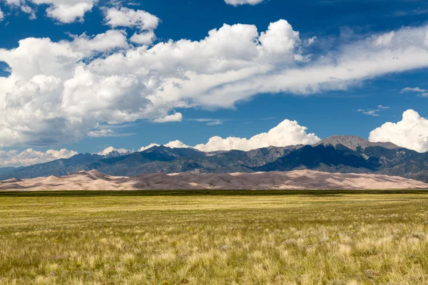 Panorama of Great Sand Dunes NP — Stock Photo, Image