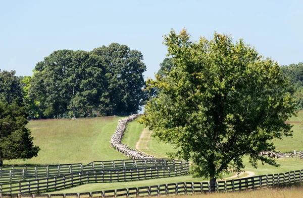 Weg naar appomattox courthouse nationaal park — Stockfoto