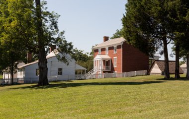 McLean House at Appomattox Court House National Park clipart
