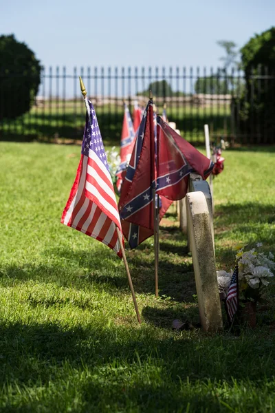 Cmentarz Konfederacji w appomattox national park — Zdjęcie stockowe