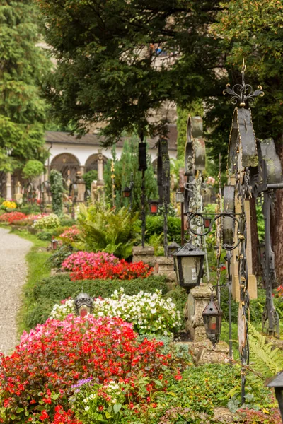 Зальцбург Санкт-Петер-кладовище — стокове фото
