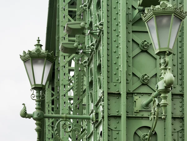 Detalle del Liberty Bridge Budapest — Foto de Stock