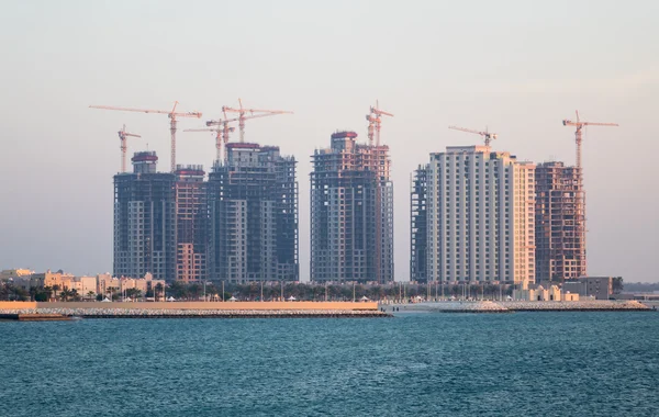 Construction of apartment buildings in Budaiya Bahrain — Stock Photo, Image