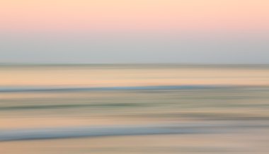 Sunrise okyanus yana pan ile