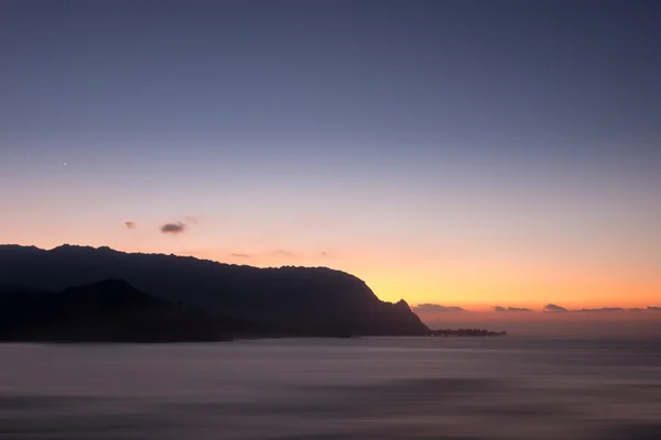 Headland of Hanalei on island of Kauai — Stock Photo, Image