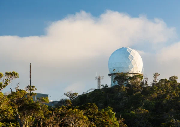 Radome dispositivo de radar Waimea Canyon Kauai — Fotografia de Stock