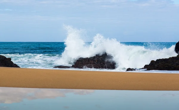 Lumahai pláž v kauai — Stock fotografie