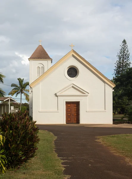 Äldsta katolska kyrkan på Kauai — Stockfoto
