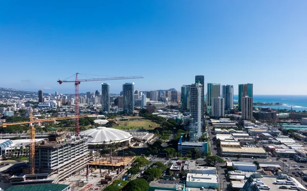 Nybyggnad av lägenheter i Waikiki — Stockfoto