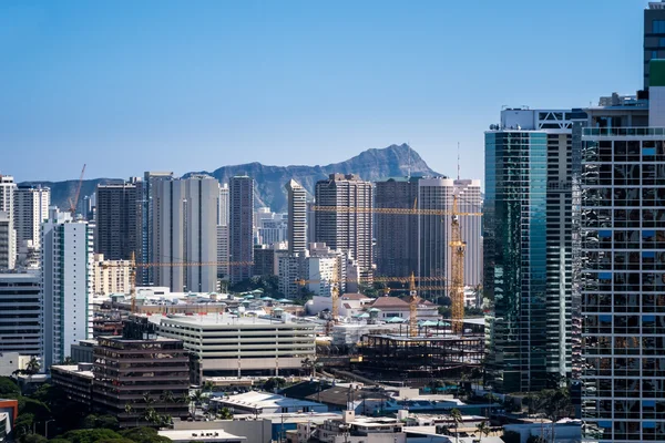 New construction of condos in Waikiki — Stock Photo, Image