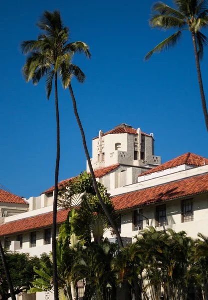 Honolulu Hale sede do governo no estado — Fotografia de Stock